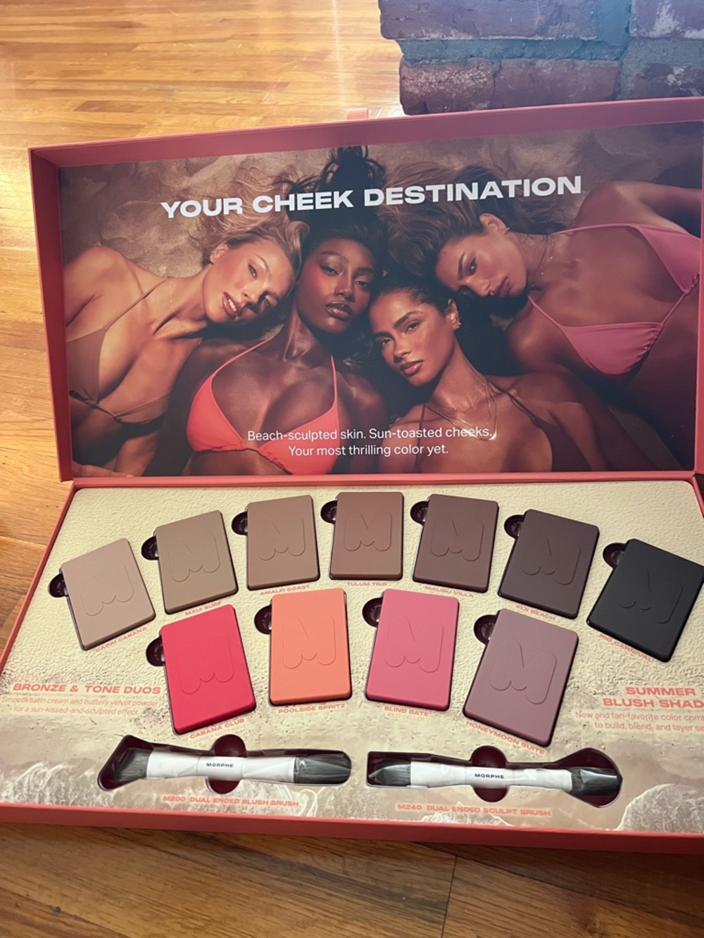 Morphe Cheek Palette – Pink, Coral, Brown & Taupe Shades